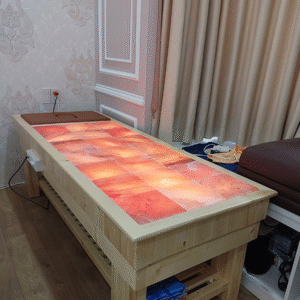 Giường Đá Muối Himalaya 21 viên Nguyễn Hà chuẩn spa và gia đình
