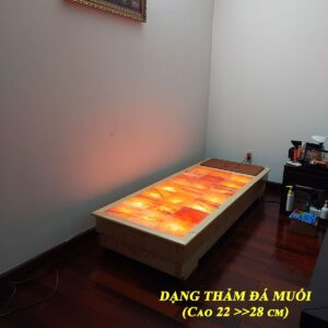 Giường Đá Muối Himalaya 21 viên Nguyễn Hà chuẩn spa và gia đình 14 NH GDM 21V Giuong da muoi himalaya 21 vien Nguyen Ha mau thap dang tham