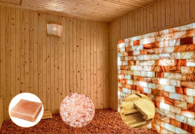 Thiết kế sản xuất và thi công phòng/tường xông đá muối 1 Thiết kế sản xuất và thi công phòng/tường xông đá muối